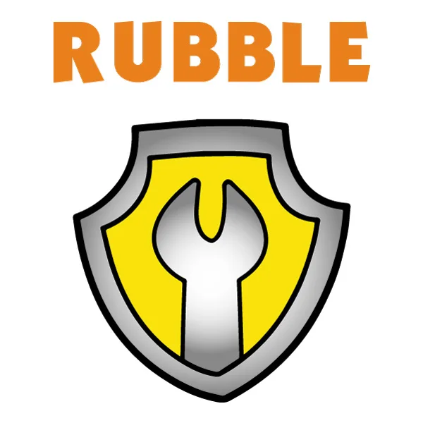 Rubble Paw Patrol Badge SVG PNG Clipart Rubble Paw Patrol Badge SVG PNG Clipart - Free Cartoon Vector Illustration PNG SVG AI EPS Download
