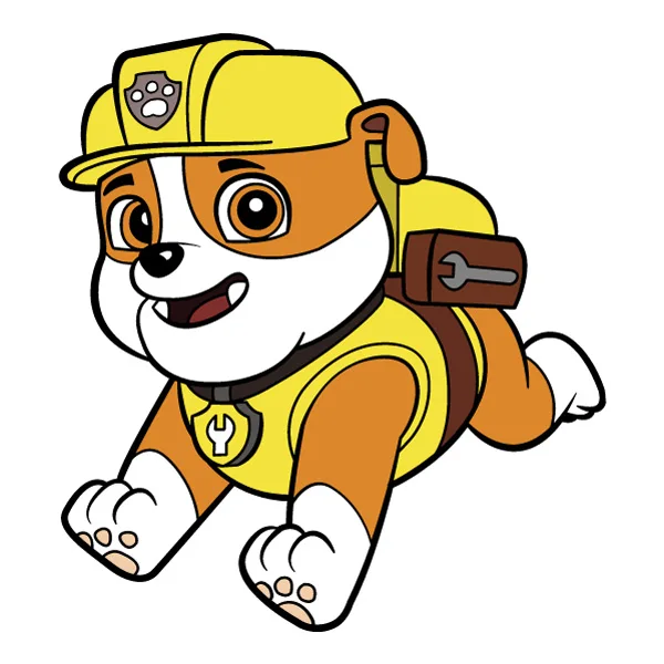 Rubble PAW Patrol SVG PNG Clipart Rubble PAW Patrol SVG PNG Clipart - Free Cartoon Vector Illustration PNG SVG AI EPS Download