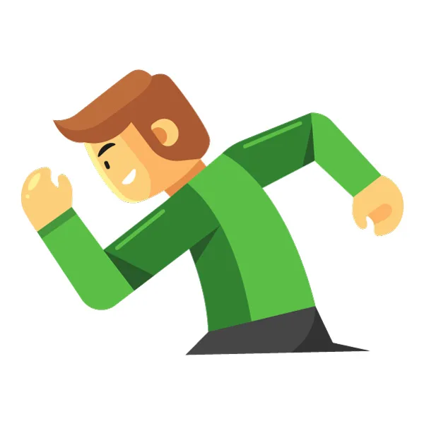 Running Man Upper Body Flat Design SVG PNG Clipart Running Man Upper Body Flat Design SVG PNG Clipart - Free Cartoon Vector Illustration PNG SVG AI EPS Download