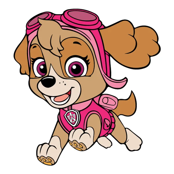 Running Skye PAW Patrol Full Body Vector SVG PNG Clipart Running Skye PAW Patrol Full Body Vector SVG PNG Clipart - Free Cartoon Vector Illustration PNG SVG AI EPS Download