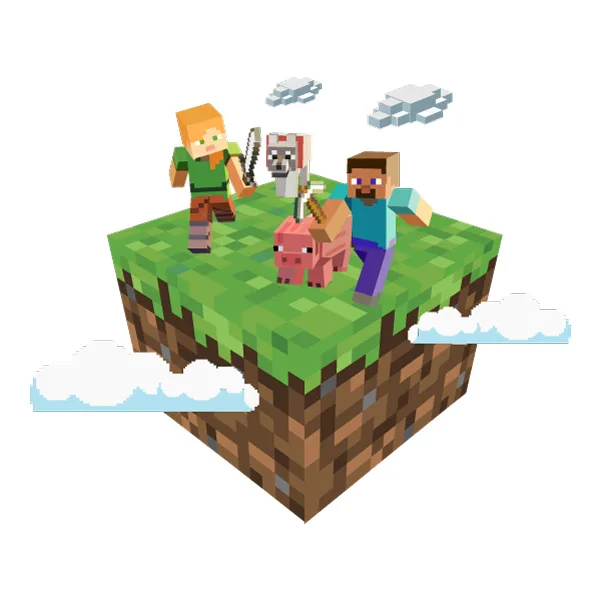 Running Steve and Alex Minecraft Floating Island 3D Isometric SVG PNG Clipart Running Steve and Alex Minecraft Floating Island 3D Isometric SVG PNG Clipart - Premium Cartoon Vector Illustration PNG SVG AI EPS Download