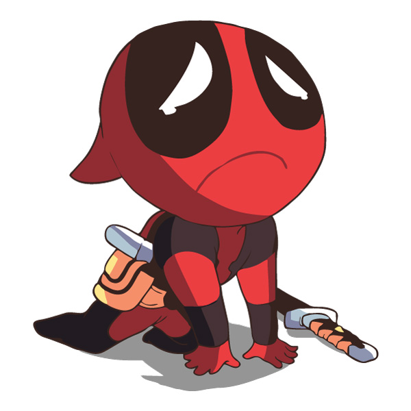 Sad Chibi Deadpool Sitting Cartoon Superhero SVG PNG Clipart Sad Chibi Deadpool Sitting Cartoon Superhero SVG PNG Clipart - Free Cartoon Vector Illustration PNG SVG AI EPS Download