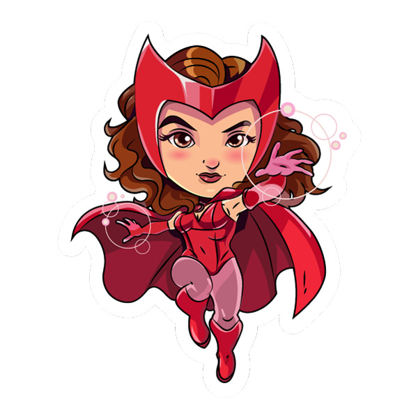 Scarlet Witch Flying Chibi Superhero SVG PNG Clipart Scarlet Witch Flying Chibi Superhero SVG PNG Clipart - Free Cartoon Vector Illustration PNG SVG AI EPS Download