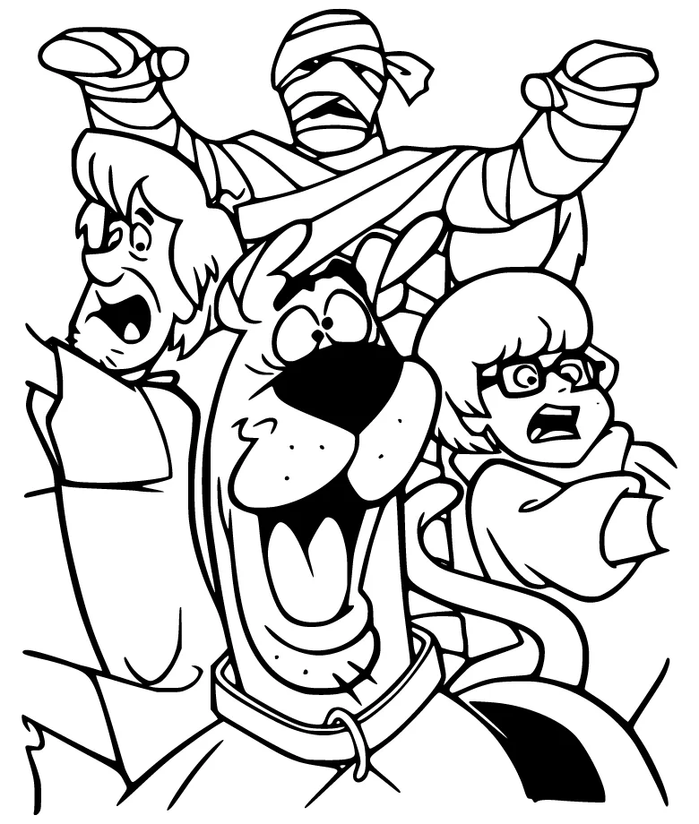 Scooby-Doo Shaggy Velma and Mummy SVG PNG Clipart Scooby-Doo Shaggy Velma and Mummy SVG PNG Clipart - Free Cartoon Vector Illustration PNG SVG AI EPS Download