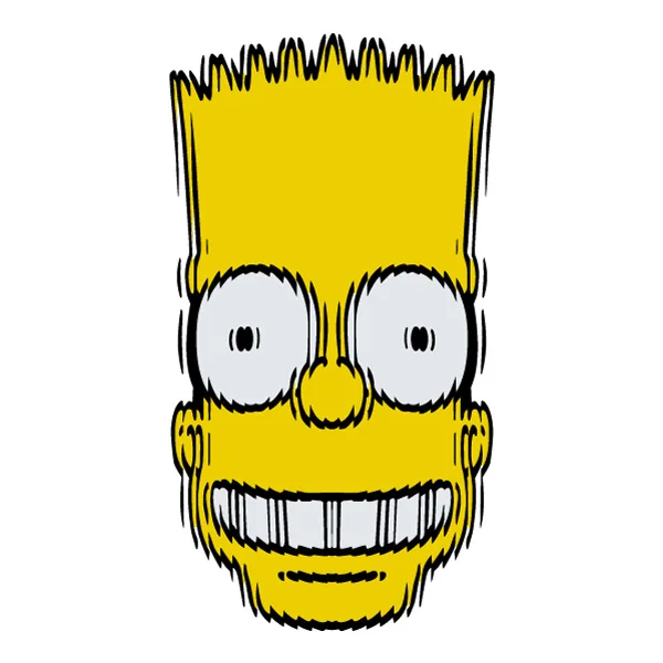 Shaking Bart Simpson Head Jagged Line Art SVG PNG Clipart Shaking Bart Simpson Head Jagged Line Art SVG PNG Clipart - Free Cartoon Vector Illustration PNG SVG AI EPS Download