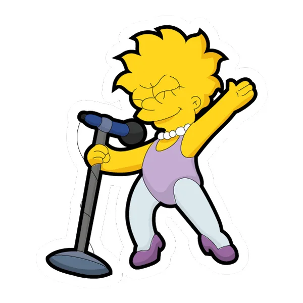 Singing Lisa Simpson Full Body SVG PNG Clipart Singing Lisa Simpson Full Body SVG PNG Clipart - Free Cartoon Vector Illustration PNG SVG AI EPS Download