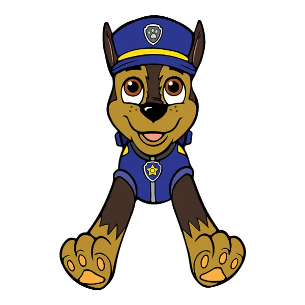 Sitting Chase PAW Patrol Front View Mascot SVG PNG Clipart Sitting Chase PAW Patrol Front View Mascot SVG PNG Clipart - Free Cartoon Vector Illustration PNG SVG AI EPS Download