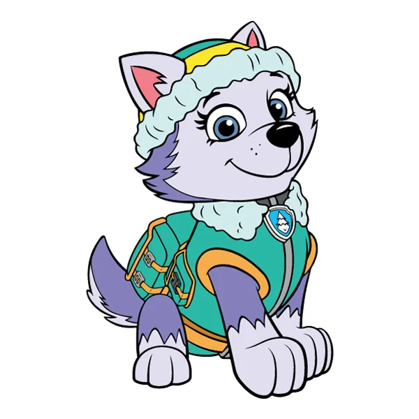 Sitting Everest PAW Patrol Full Body Mascot Style SVG PNG Clipart Sitting Everest PAW Patrol Full Body Mascot Style SVG PNG Clipart - Premium Cartoon Vector Illustration PNG SVG AI EPS Download