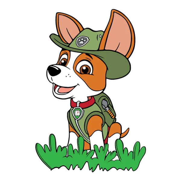 Sitting Flat Design Tracker PAW Patrol Full Body SVG PNG Clipart Sitting Flat Design Tracker PAW Patrol Full Body SVG PNG Clipart - Free Cartoon Vector Illustration PNG SVG AI EPS Download