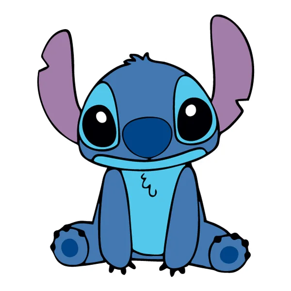 Sitting Stitch Full Body Flat Design Vector SVG PNG Clipart Sitting Stitch Full Body Flat Design Vector SVG PNG Clipart - Free Cartoon Vector Illustration PNG SVG AI EPS Download
