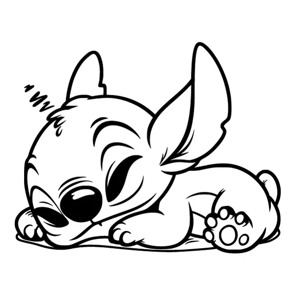 Sleeping Stitch Line Art Full Body SVG PNG Clipart Sleeping Stitch Line Art Full Body SVG PNG Clipart - Free Cartoon Vector Illustration PNG SVG AI EPS Download