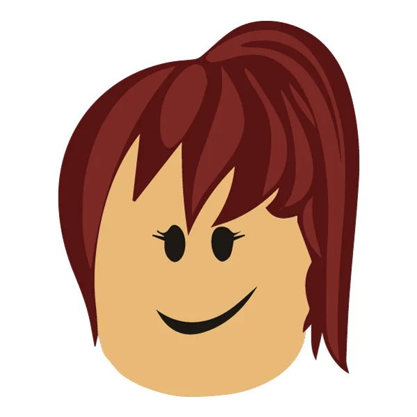 Smiling Roblox Girl Avatar Head Flat SVG PNG Clipart Smiling Roblox Girl Avatar Head Flat SVG PNG Clipart - Free Cartoon Vector Illustration PNG SVG AI EPS Download