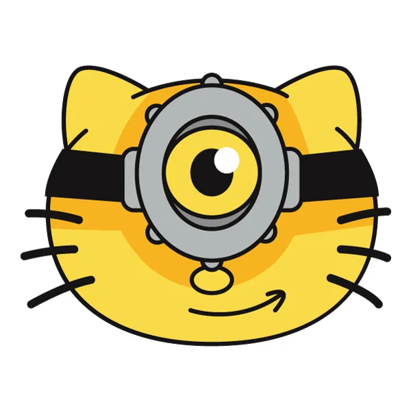 Smirking Minion Cat Head Flat Design SVG PNG Clipart Smirking Minion Cat Head Flat Design SVG PNG Clipart - Free Cartoon Vector Illustration PNG SVG AI EPS Download