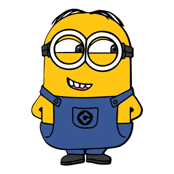 Smirking Minion Standing Full Body Flat Design SVG PNG Clipart Smirking Minion Standing Full Body Flat Design SVG PNG Clipart - Free Cartoon Vector Illustration PNG SVG AI EPS Download