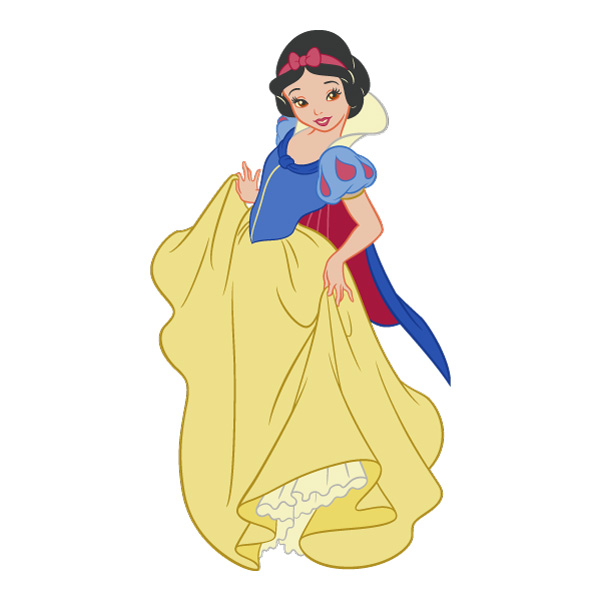Snow White Holding Apple Princess SVG PNG Clipart Snow White Holding Apple Princess SVG PNG Clipart cartoon vector illustration