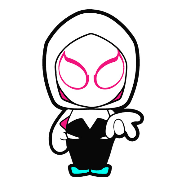 Spider Gwen Cricut Cut File Pose SVG PNG Clipart for Cricut Spider Gwen Cricut Cut File Pose SVG PNG Clipart for Cricut - Free Cartoon Vector Illustration PNG SVG AI EPS Download