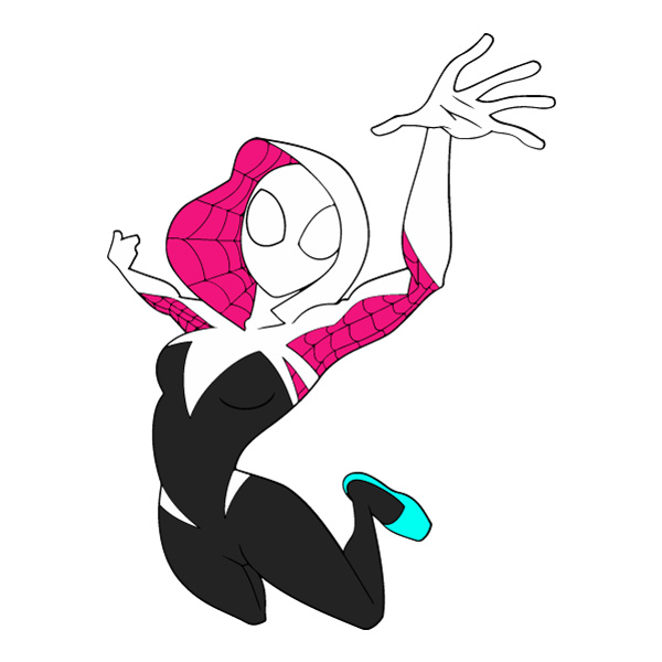 Spider Gwen Kawaii Hero Pose SVG PNG Clipart for Cricut Spider Gwen Kawaii Hero Pose SVG PNG Clipart for Cricut - Free Cartoon Vector Illustration PNG SVG AI EPS Download