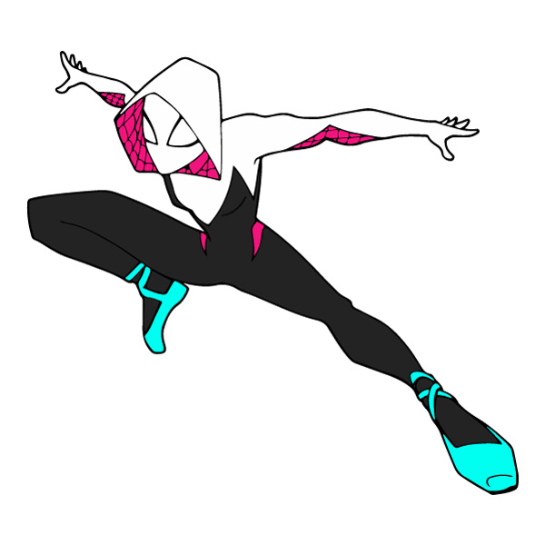 Spider Gwen Masked Face Design SVG PNG Clipart for Cricut Spider Gwen Masked Face Design SVG PNG Clipart for Cricut - Free Cartoon Vector Illustration PNG SVG AI EPS Download