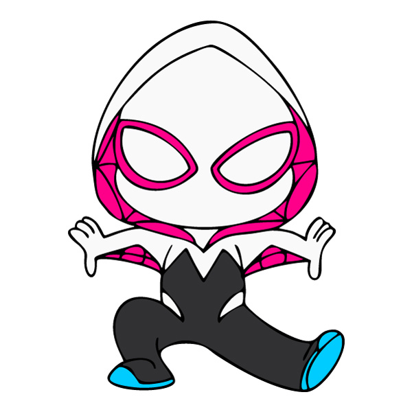 Spider-Gwen Sitting Chibi Superhero SVG PNG Clipart Spider-Gwen Sitting Chibi Superhero SVG PNG Clipart - Free Cartoon Vector Illustration PNG SVG AI EPS Download