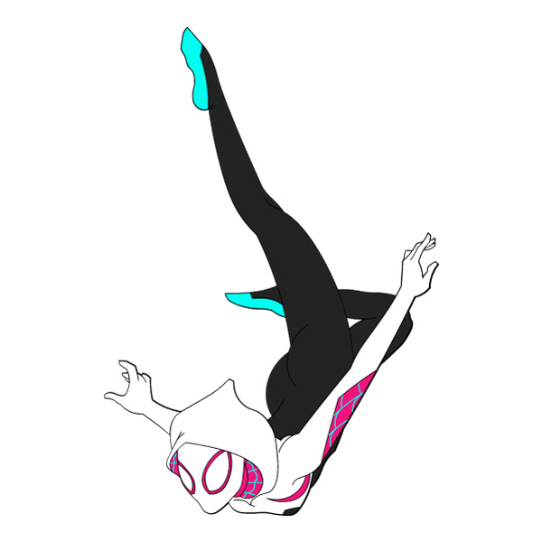 Spider Gwen Sticker Bundle Pose SVG PNG Clipart for Cricut Spider Gwen Sticker Bundle Pose SVG PNG Clipart for Cricut - Free Cartoon Vector Illustration PNG SVG AI EPS Download