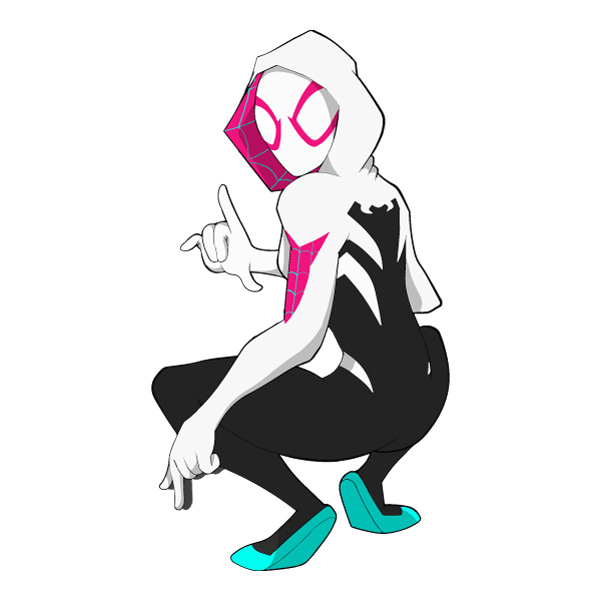 Spider Gwen Urban Hero Pose SVG PNG Clipart for Cricut Spider Gwen Urban Hero Pose SVG PNG Clipart for Cricut - Free Cartoon Vector Illustration PNG SVG AI EPS Download
