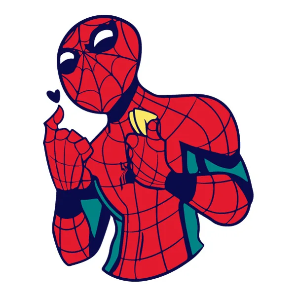 Spider-Man Finger Heart Gesture Half Body SVG PNG Clipart Spider-Man Finger Heart Gesture Half Body SVG PNG Clipart - Free Cartoon Vector Illustration PNG SVG AI EPS Download