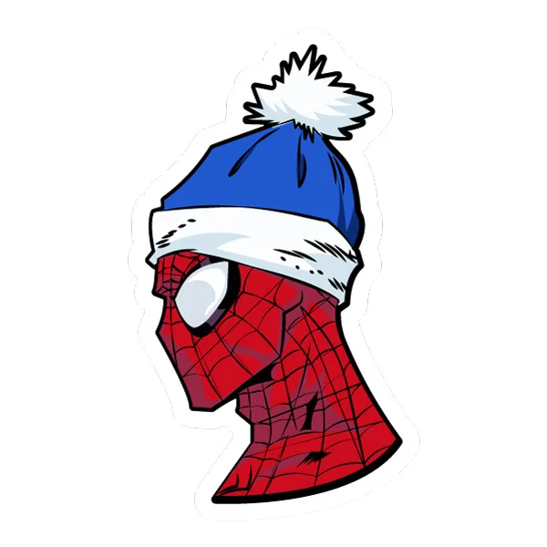 Spider-Man Head Side Profile with Winter Beanie Sticker SVG PNG Clipart Spider-Man Head Side Profile with Winter Beanie Sticker SVG PNG Clipart - Free Cartoon Vector Illustration PNG SVG AI EPS Download