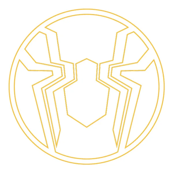 Spider-Man Iron Spider Logo Gold Line Art Circular Emblem SVG PNG Clipart Spider-Man Iron Spider Logo Gold Line Art Circular Emblem SVG PNG Clipart - Free Cartoon Vector Illustration PNG SVG AI EPS Download