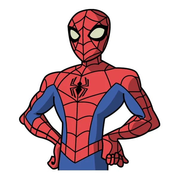 Spider-Man Standing Hands on Hips Cartoon Style SVG PNG Clipart Spider-Man Standing Hands on Hips Cartoon Style SVG PNG Clipart - Free Cartoon Vector Illustration PNG SVG AI EPS Download