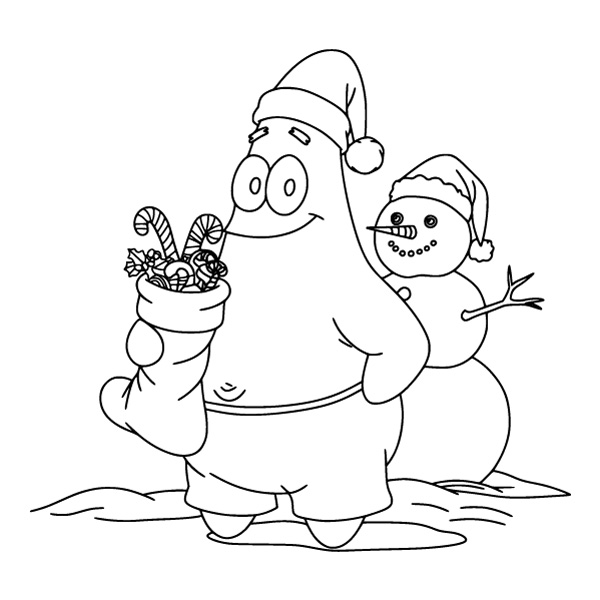 SpongeBob And Patrick Snowman Line Art SVG PNG Clipart SpongeBob And Patrick Snowman Line Art SVG PNG Clipart - Free Cartoon Vector Illustration PNG SVG AI EPS Download