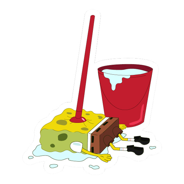 SpongeBob Cleaning Floor Mop Scene SVG PNG Clipart SpongeBob Cleaning Floor Mop Scene SVG PNG Clipart - Free Cartoon Vector Illustration PNG SVG AI EPS Download