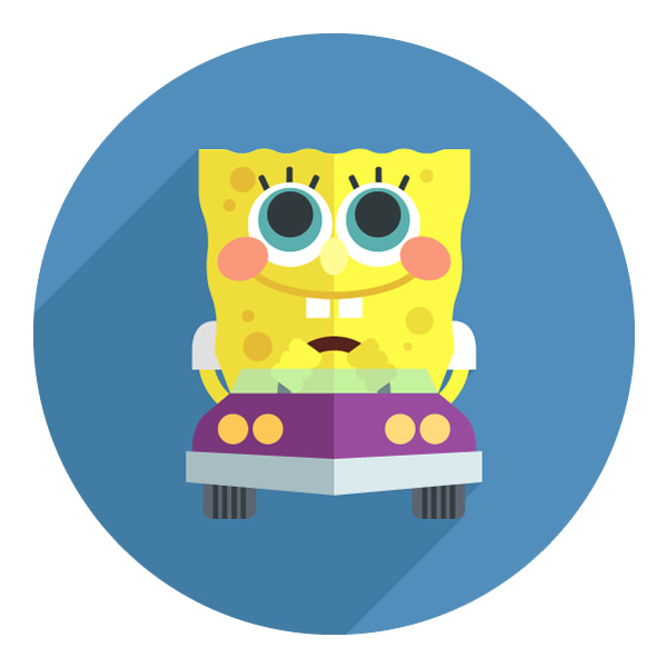 SpongeBob Driving Car Round Icon SVG PNG Clipart SpongeBob Driving Car Round Icon SVG PNG Clipart - Free Cartoon Vector Illustration PNG SVG AI EPS Download