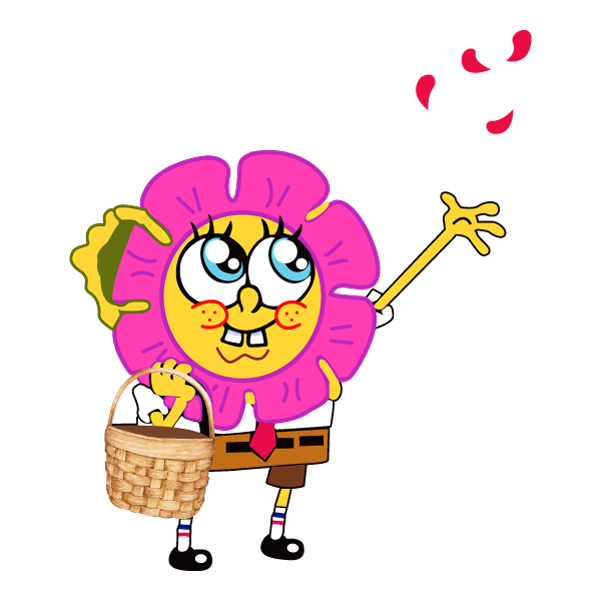 SpongeBob Flower Costume Cute Pose SVG PNG Clipart SpongeBob Flower Costume Cute Pose SVG PNG Clipart - Free Cartoon Vector Illustration PNG SVG AI EPS Download
