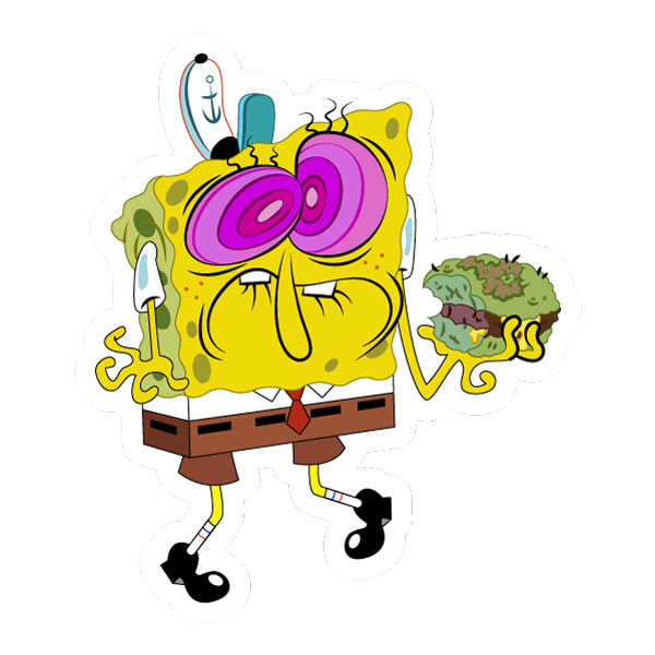SpongeBob Goofy Eyes Burger Pose SVG PNG Clipart SpongeBob Goofy Eyes Burger Pose SVG PNG Clipart - Free Cartoon Vector Illustration PNG SVG AI EPS Download