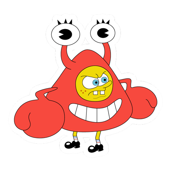 SpongeBob Inside Mr Krabs Costume SVG PNG Clipart SpongeBob Inside Mr Krabs Costume SVG PNG Clipart - Free Cartoon Vector Illustration PNG SVG AI EPS Download