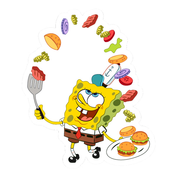 SpongeBob Rainbow Imagination Food Scene SVG PNG Clipart SpongeBob Rainbow Imagination Food Scene SVG PNG Clipart - Free Cartoon Vector Illustration PNG SVG AI EPS Download