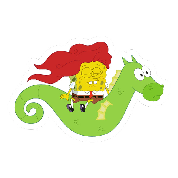 SpongeBob Riding Seahorse Cartoon Scene SVG PNG Clipart SpongeBob Riding Seahorse Cartoon Scene SVG PNG Clipart - Free Cartoon Vector Illustration PNG SVG AI EPS Download