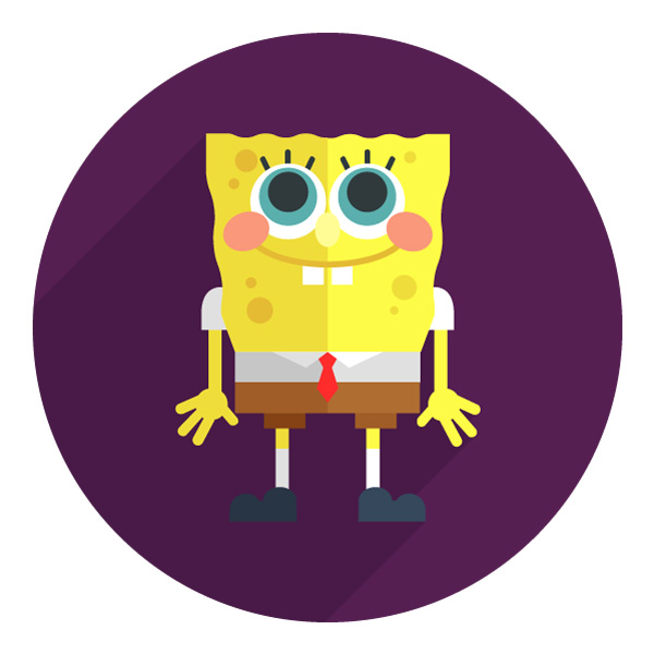 SpongeBob Standing Purple Circle Icon SVG PNG Clipart SpongeBob Standing Purple Circle Icon SVG PNG Clipart - Free Cartoon Vector Illustration PNG SVG AI EPS Download