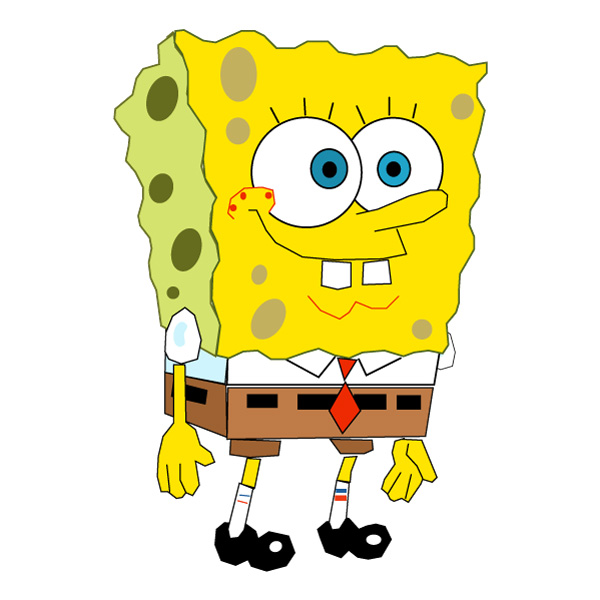 SpongeBob Standing Smile Character SVG PNG Clipart SpongeBob Standing Smile Character SVG PNG Clipart - Free Cartoon Vector Illustration PNG SVG AI EPS Download