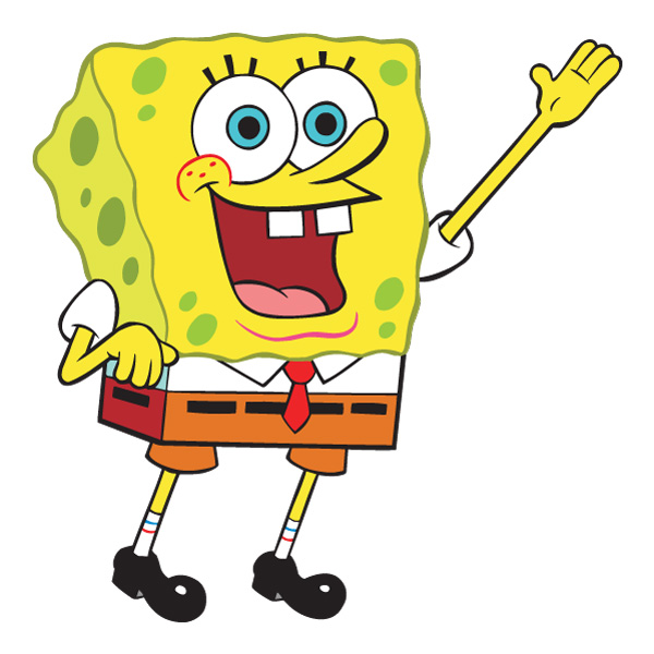 SpongeBob Waving Happy Character SVG PNG Clipart SpongeBob Waving Happy Character SVG PNG Clipart - Free Cartoon Vector Illustration PNG SVG AI EPS Download