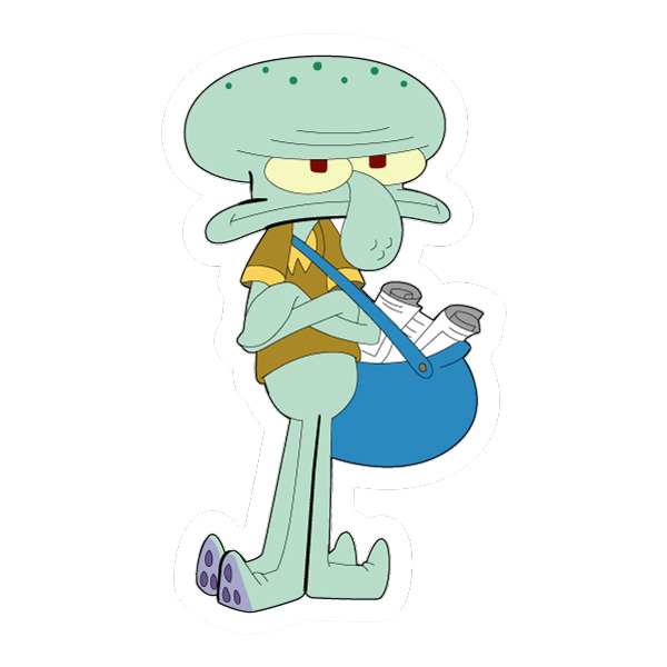 Squidward Carrying Bucket Character SVG PNG Clipart Squidward Carrying Bucket Character SVG PNG Clipart - Free Cartoon Vector Illustration PNG SVG AI EPS Download