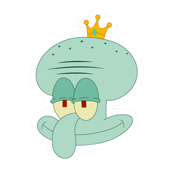 Squidward King Crown Face Graphic SVG PNG Clipart Squidward King Crown Face Graphic SVG PNG Clipart - Free Cartoon Vector Illustration PNG SVG AI EPS Download