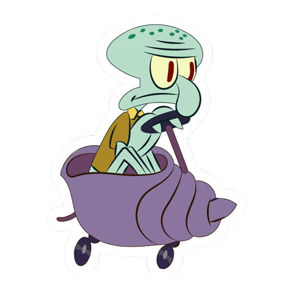 Squidward Riding Boatmobile Cartoon Pose SVG PNG Clipart Squidward Riding Boatmobile Cartoon Pose SVG PNG Clipart - Free Cartoon Vector Illustration PNG SVG AI EPS Download