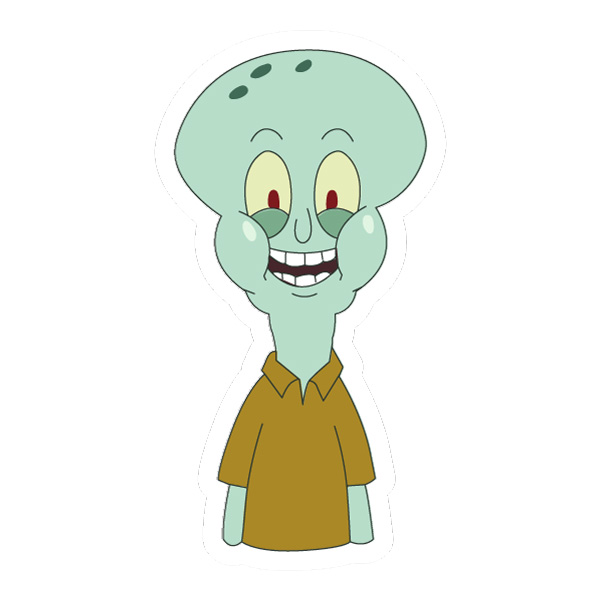 Squidward Smiling Portrait Character SVG PNG Clipart Squidward Smiling Portrait Character SVG PNG Clipart - Free Cartoon Vector Illustration PNG SVG AI EPS Download