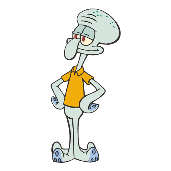 Squidward Standing Orange Shirt Pose SVG PNG Clipart Squidward Standing Orange Shirt Pose SVG PNG Clipart - Free Cartoon Vector Illustration PNG SVG AI EPS Download