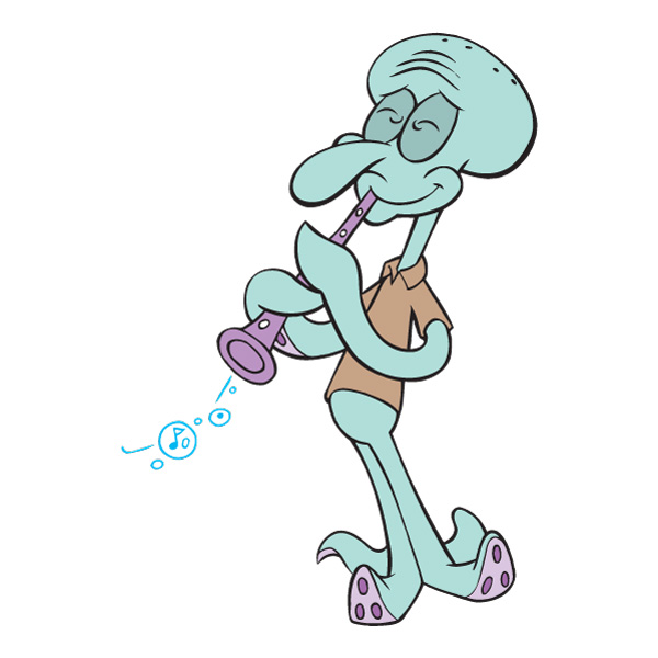 Squidward Walking With Bubble Pipe SVG PNG Clipart Squidward Walking With Bubble Pipe SVG PNG Clipart - Free Cartoon Vector Illustration PNG SVG AI EPS Download