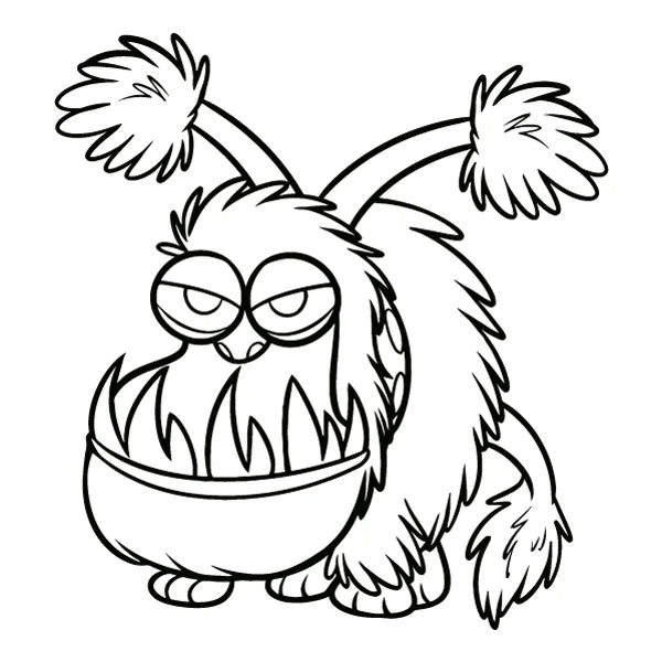Standing Artie Monsters University Line Art Full Body SVG PNG Clipart Standing Artie Monsters University Line Art Full Body SVG PNG Clipart - Free Cartoon Vector Illustration PNG SVG AI EPS Download