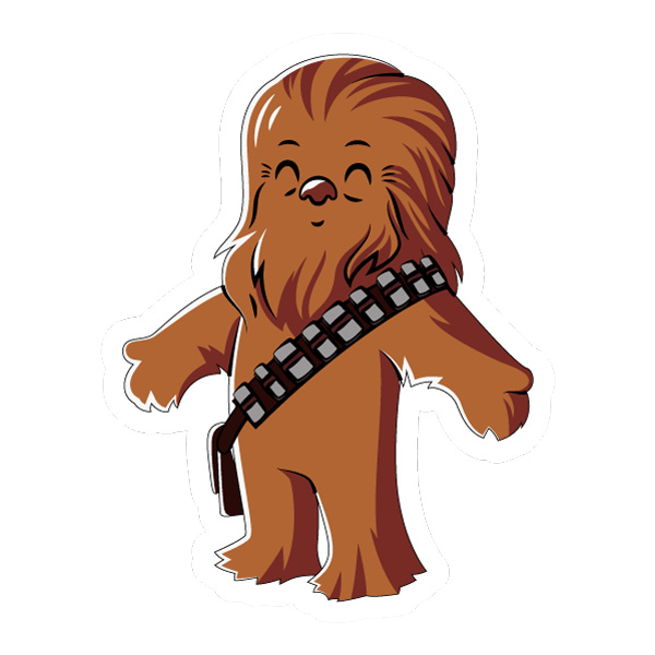 Standing Cute Chewbacca Chibi Vector Cartoon SVG PNG Clipart Standing Cute Chewbacca Chibi Vector Cartoon SVG PNG Clipart - Free Cartoon Vector Illustration PNG SVG AI EPS Download