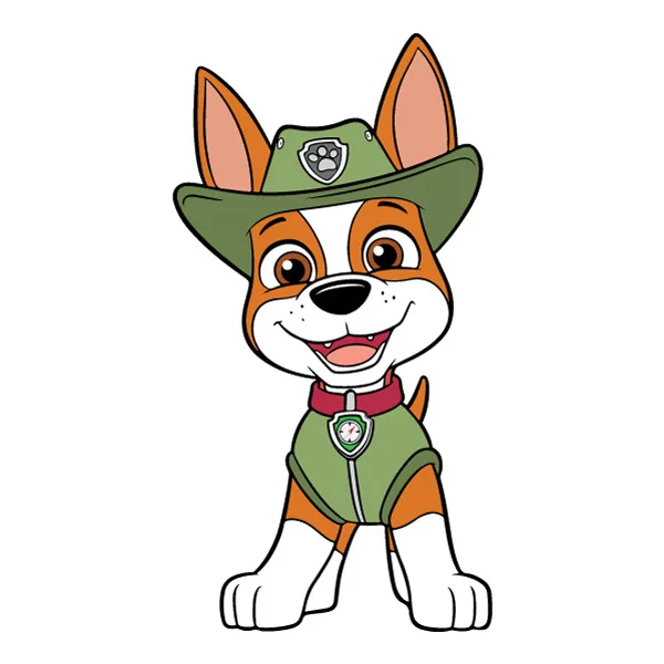 Standing Flat Design Tracker PAW Patrol Full Body SVG PNG Clipart Standing Flat Design Tracker PAW Patrol Full Body SVG PNG Clipart - Free Cartoon Vector Illustration PNG SVG AI EPS Download