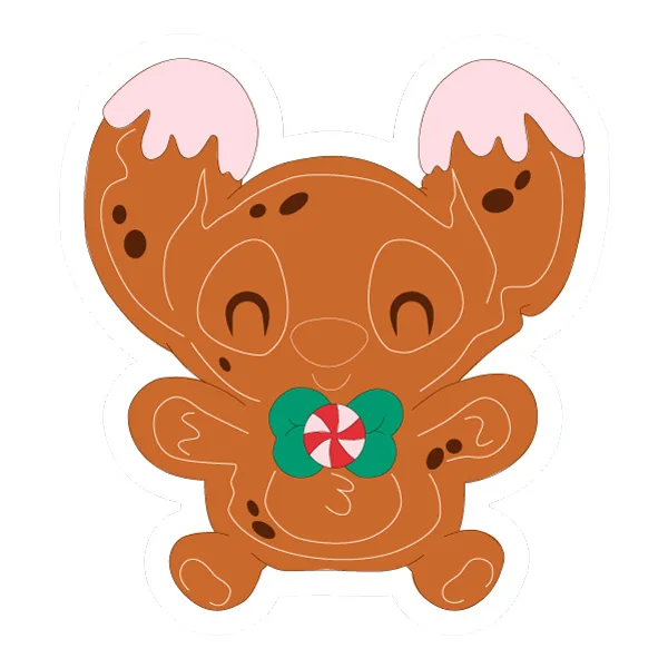 Standing Gingerbread Stitch Christmas Cookie Full Body SVG PNG Clipart Standing Gingerbread Stitch Christmas Cookie Full Body SVG PNG Clipart - Free Cartoon Vector Illustration PNG SVG AI EPS Download